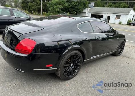 2007 Bentley Continental Gt from USA, damaged, VIN SCBCR73W17C040241